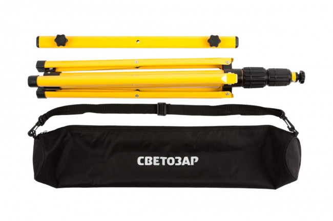 Штатив переносной для двух прожекторов СВЕТОЗАР 56922-B, 1,6м, сумка Штатив переносной для двух прожекторов СВЕТОЗАР 56922-B, 1,6м, сумка