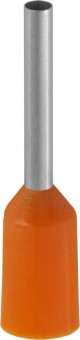 Наконечник СВЕТОЗАР 49400-05 штыревой, изолированный, для многожильного кабеля, оранжевый, 0,5 кв. мм, 25шт Наконечник СВЕТОЗАР 49400-05 штыревой, изолированный, для многожильного кабеля, оранжевый, 0,5 кв. мм, 25шт