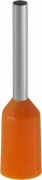Наконечник СВЕТОЗАР 49400-05 штыревой, изолированный, для многожильного кабеля, оранжевый, 0,5 кв. мм, 25шт Наконечник СВЕТОЗАР 49400-05 штыревой, изолированный, для многожильного кабеля, оранжевый, 0,5 кв. мм, 25шт