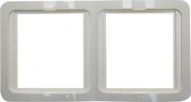 Панель СВЕТОЗАР SV-54147-B "ГАММА" двойная вертикальная, цвет бежевый Панель СВЕТОЗАР SV-54147-B "ГАММА" двойная вертикальная, цвет бежевый