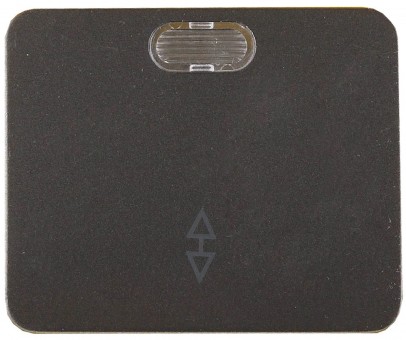 Выключатель СВЕТОЗАР SV-54138-DM "ГАММА" проходной, с подсветкой, одноклавишный, без вставки и рамки, цвет темно-серый металлик, 10A Выключатель СВЕТОЗАР SV-54138-DM "ГАММА" проходной, с подсветкой, одноклавишный, без вставки и рамки, цвет темно-серый металлик, 10A