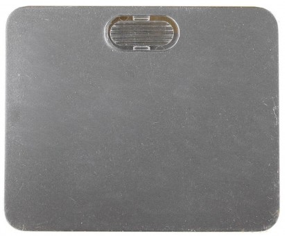 Выключатель СВЕТОЗАР SV-54131-SM "ГАММА" с подсветкой, одноклавишный, без вставки и рамки, цвет светло-серый металлик, 10A/~250B