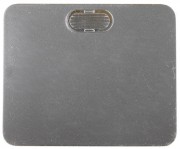 Выключатель СВЕТОЗАР SV-54131-SM "ГАММА" с подсветкой, одноклавишный, без вставки и рамки, цвет светло-серый металлик, 10A/~250B