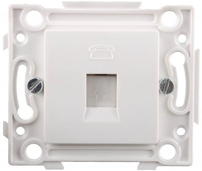 Розетка СВЕТОЗАР SV-55245-1 телефонная, 1 гнездо Розетка СВЕТОЗАР SV-55245-1 телефонная, 1 гнездо